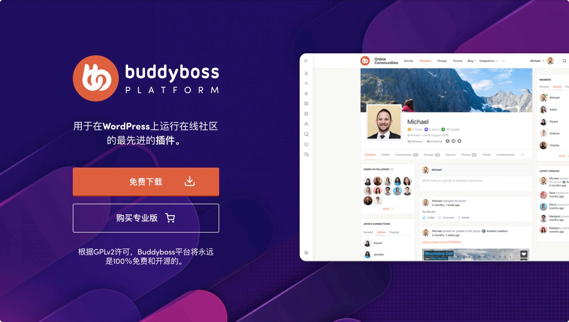 buddyboss-platform-2.0.3主题-WordPress上优秀在线社区论坛插件buddyboss-platform-pro-2.0.2-buddyboss-theme-2.0.3主题全套源码打包插图